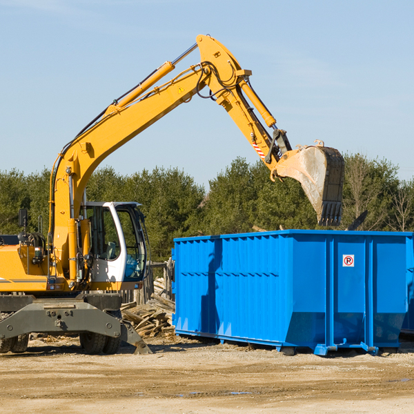 are there any restrictions on where a residential dumpster can be placed in Fairplay